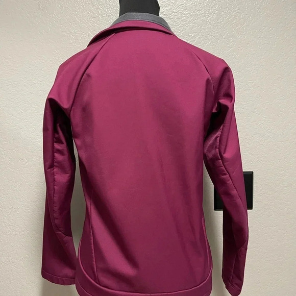 Columbia Women's Purple Full-Zip Soft-Shell Fleece-Lined Jacket - Size Small - Picture 7 of 8